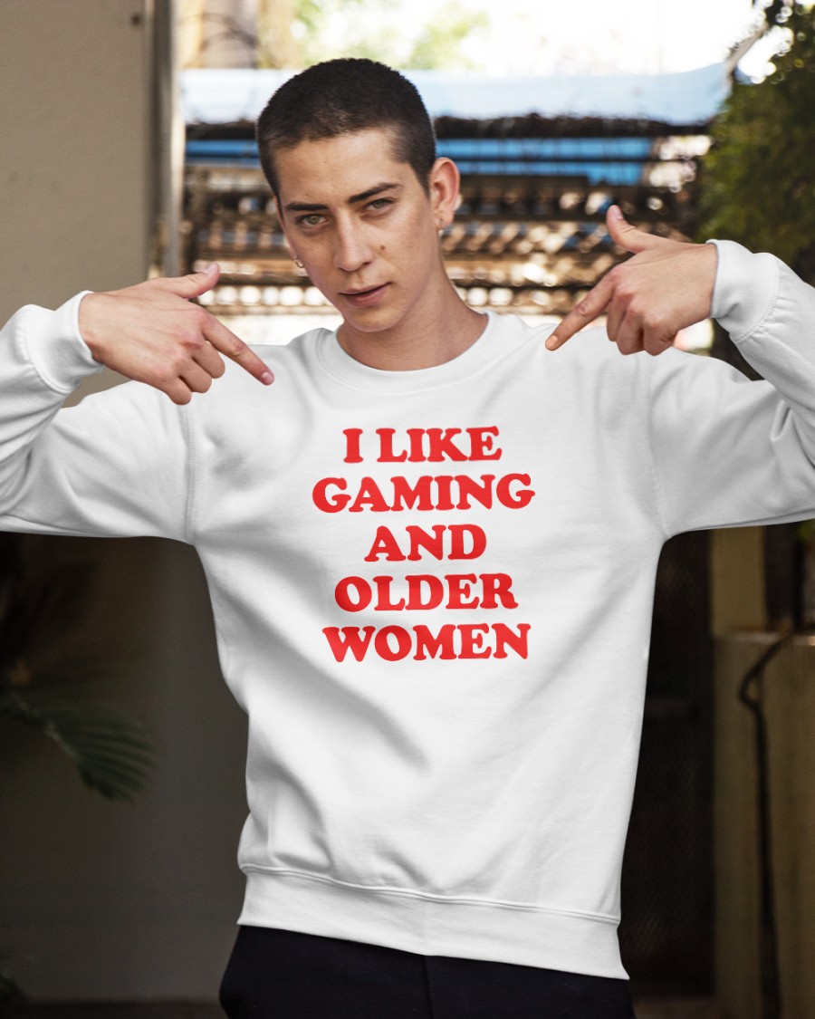 I Like Gaming And Older Women Long Sleeve Tee Shirt GurshVE - Teechipus